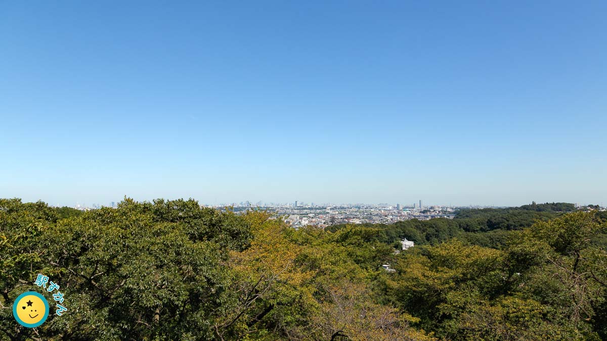 桝形山展望台からの風景