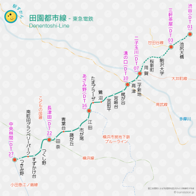 田園 都市 線 路線 図