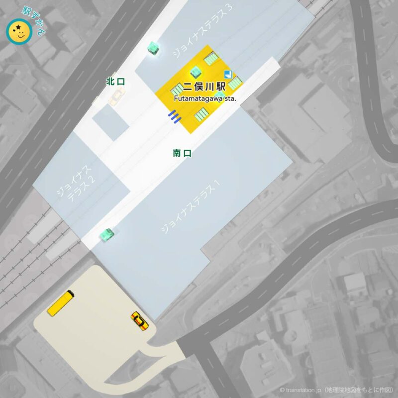 二俣川駅構内図と周辺マップ