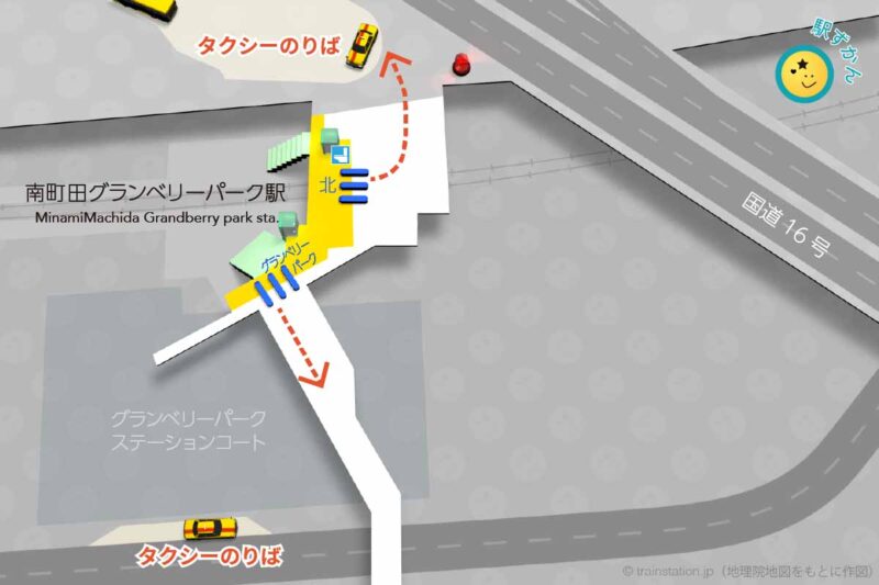 南町田グランベリーパーク駅タクシー乗り場マ