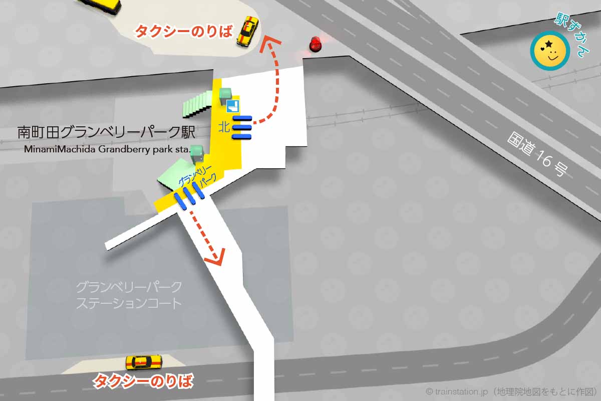 南町田グランベリーパーク駅タクシー乗り場マ