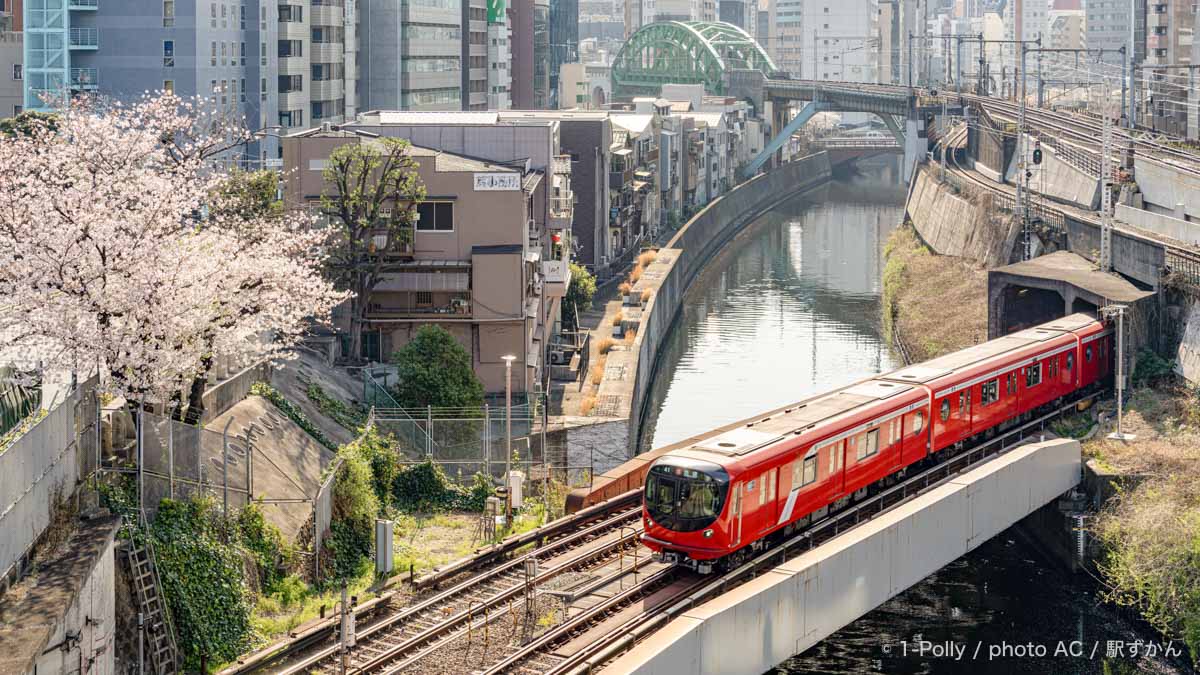 丸の内線の赤い電車