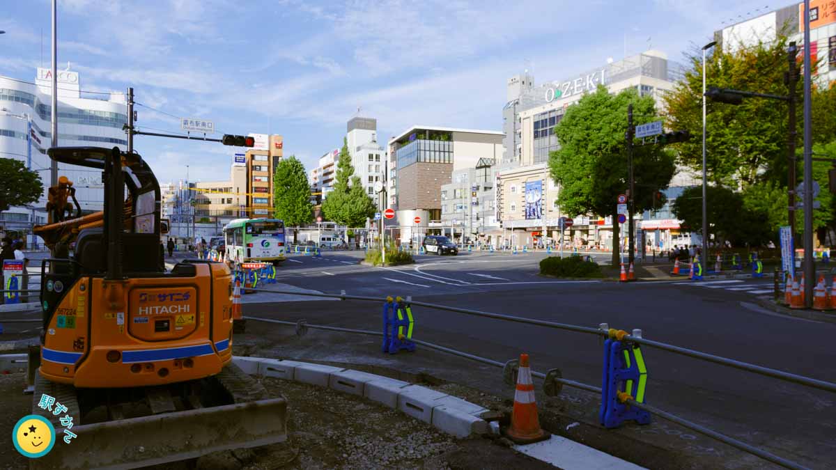 調布駅南口バスロータリー