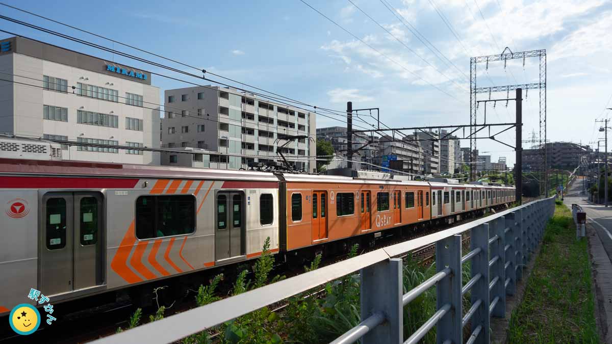 Qシートつき大井町線急行電車
