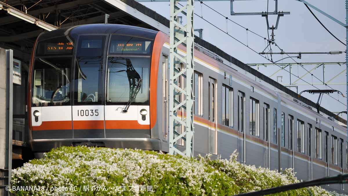 有楽町線/東武東上線　川越市行きの電車