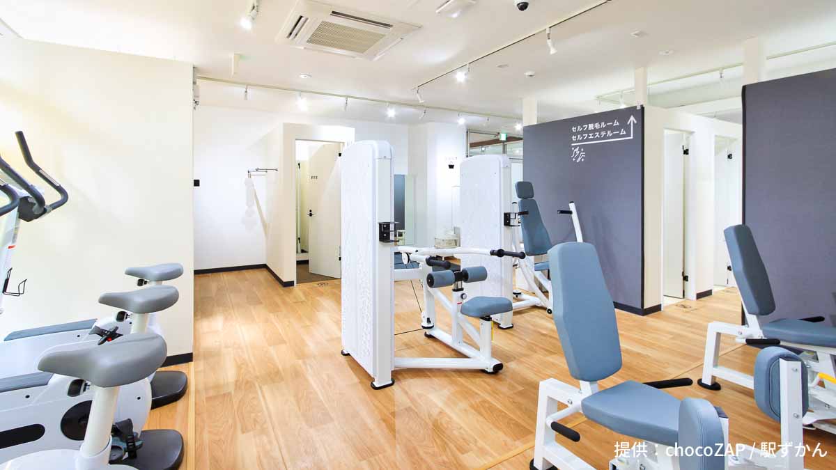 chocoZAP たまプラーザ北口店の店内