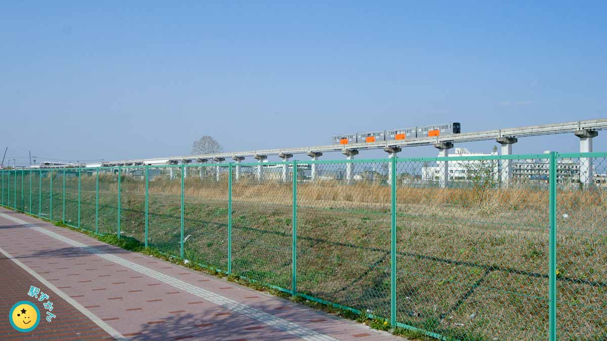 立川・国営昭和記念公園付近の多摩モノレール