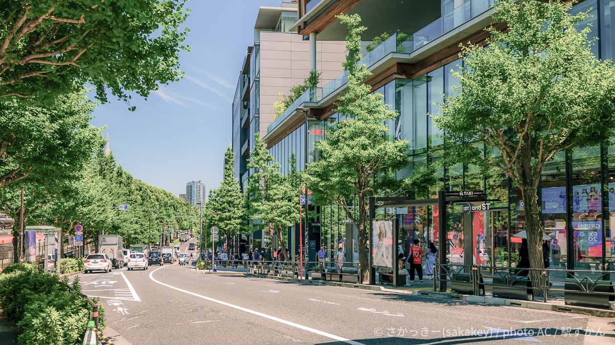 原宿駅タクシー乗り場とウィズ原宿