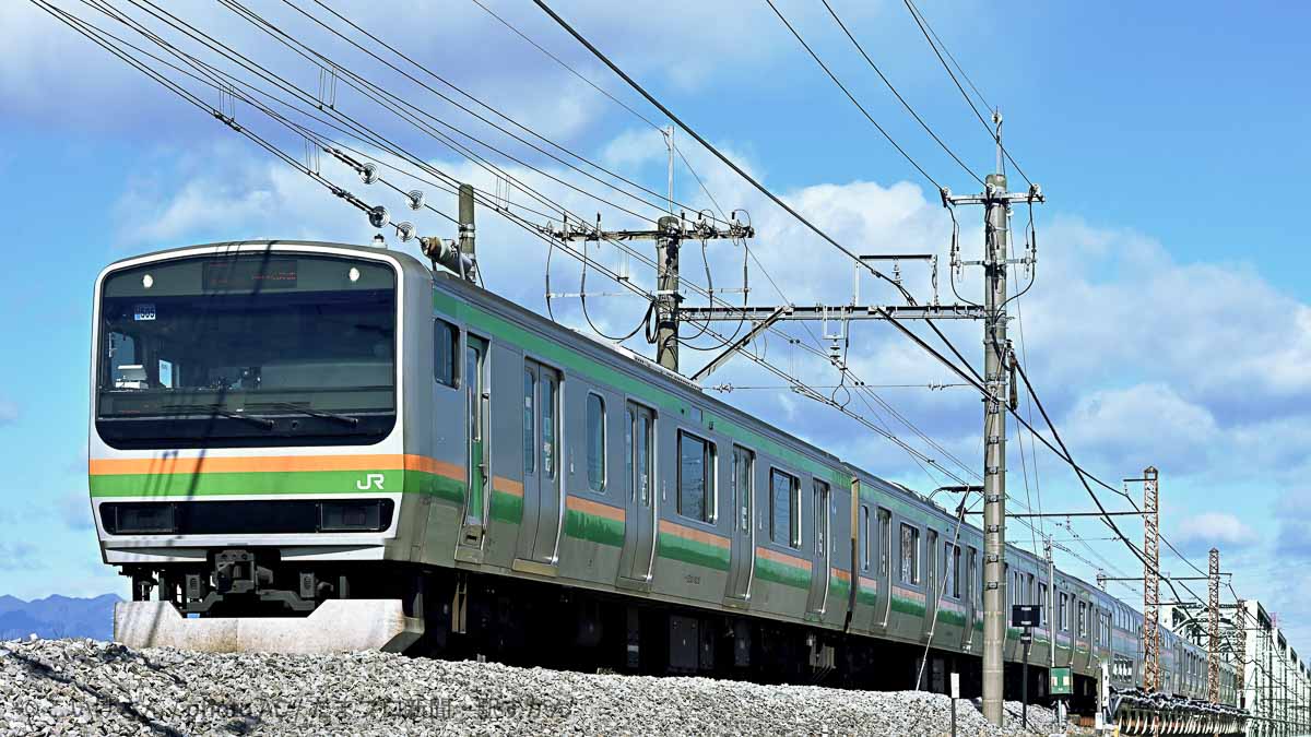 湘南新宿ラインの電車