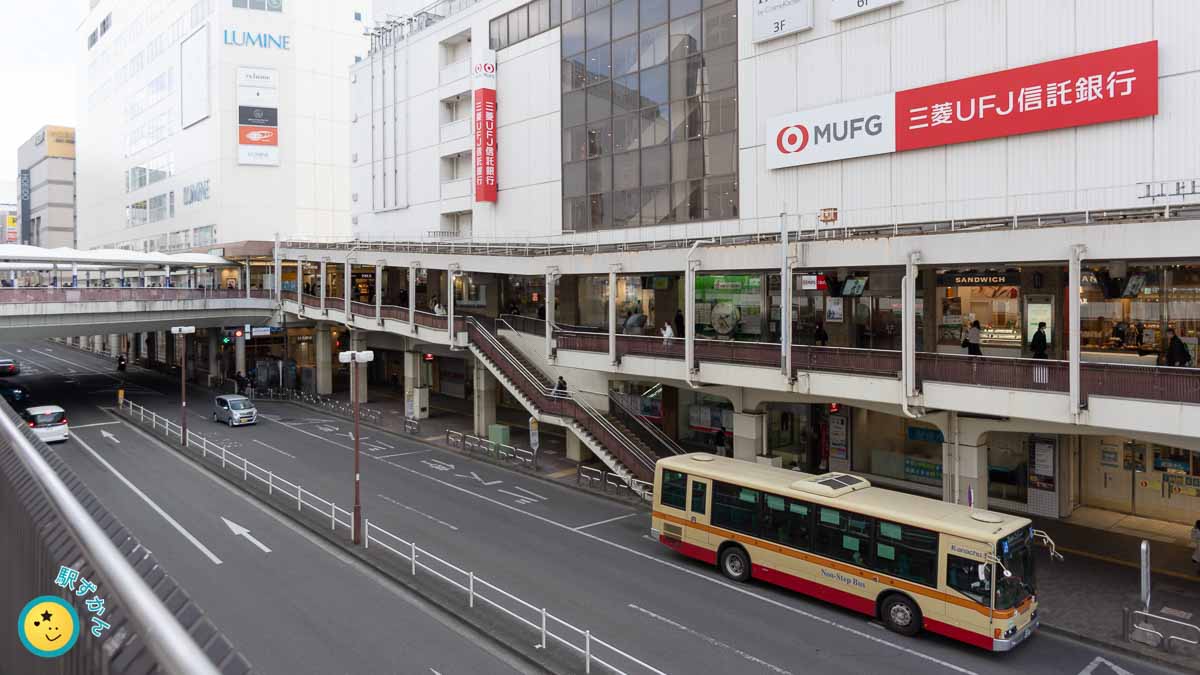 町田駅 JR北口と駅前通り