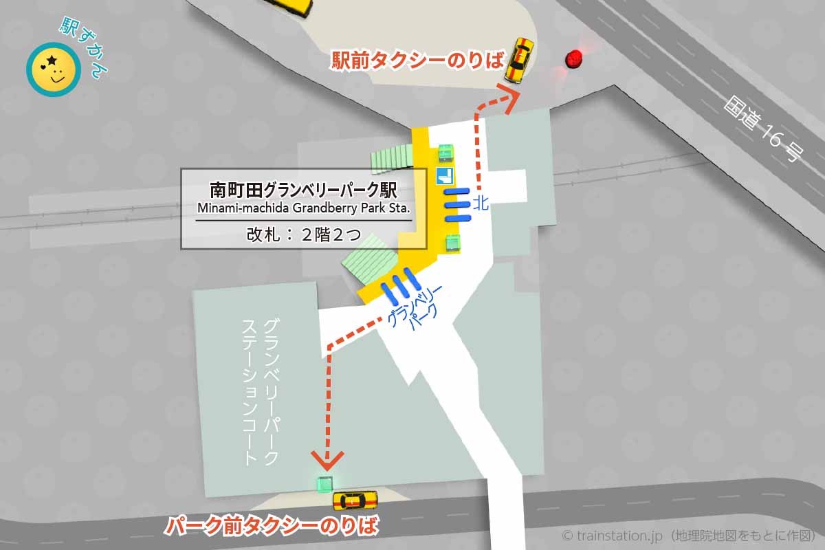 南町田グランベリーパーク駅タクシー乗り場マ