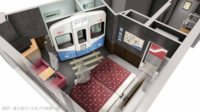 富士急行線ルーム完成イメージ