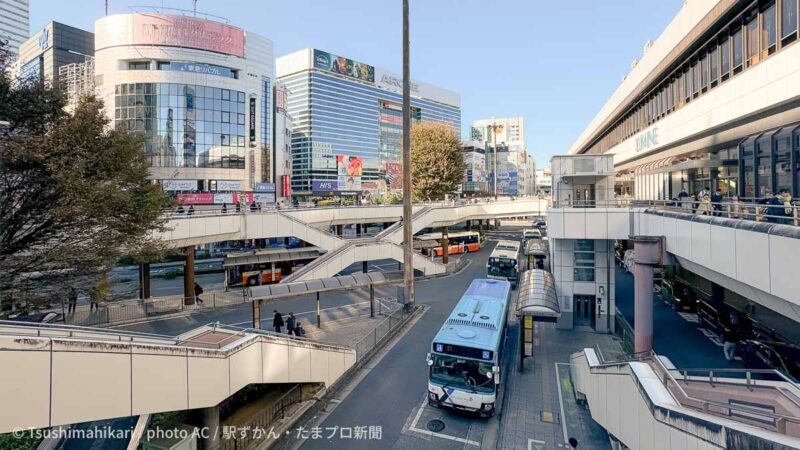 大宮駅西口ロータリー・エレベーター