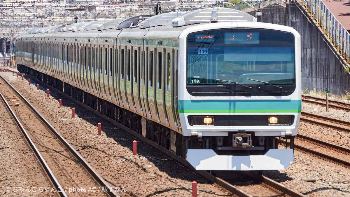 常磐線快速電車 E231系 上野行き