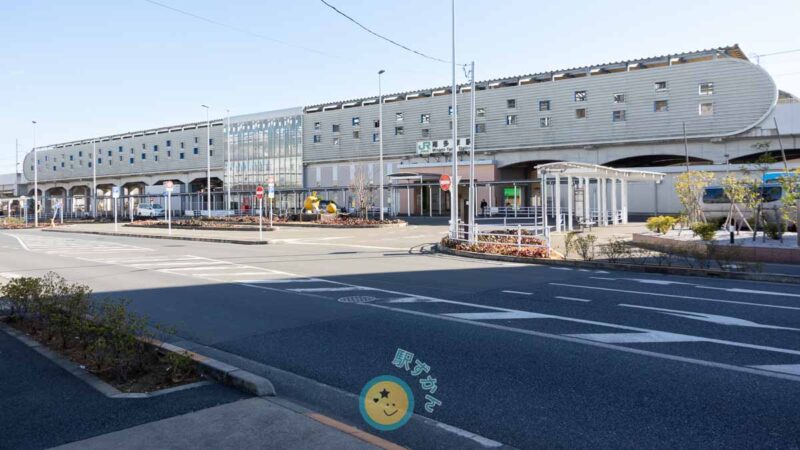 タクシー乗り場がある南多摩駅北口