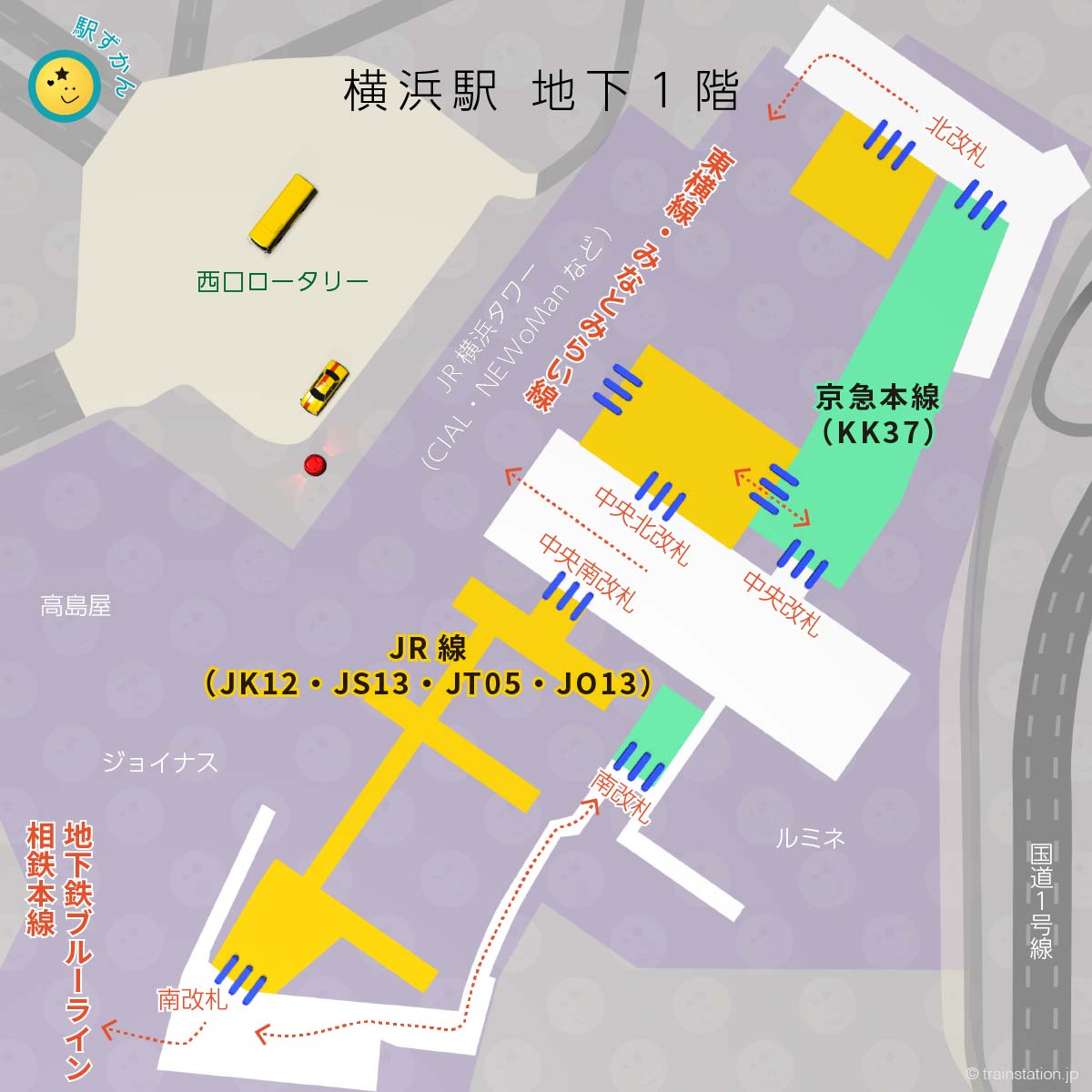 Jr 横浜駅構内図 – 横浜駅構内図 路線図 , 横浜駅（構内図・時刻表）｜東急・東急電鉄公式サイト – WNEO