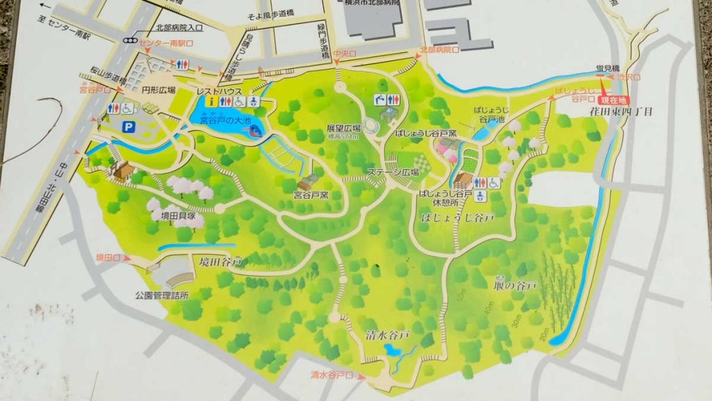 都筑中央公園マップ